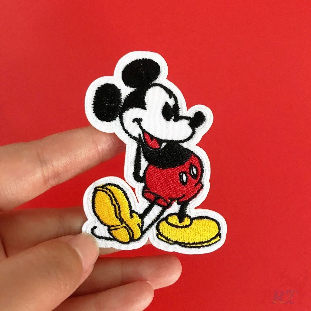 Miếng vá thêu họa tiết chuột Mickey Disney DIY 03