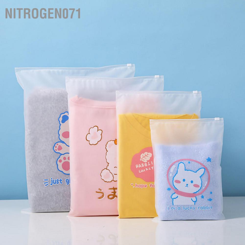 Nitrogen071 Travel Storage Bag Packing Cubes Waterproof Clothes Seal Bags Luggage Organizer Pouch for Underwear Shoes Cosmetics