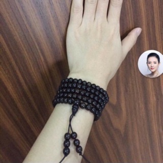 Tràng hạt gỗ trắc đỏ 6 li quấn 5 vòng
