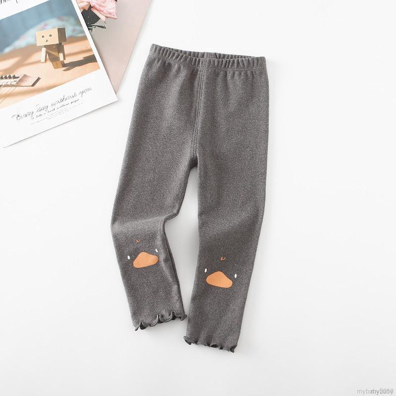 Quần Legging Chất Liệu Cotton Co Giãn Thời Trang Dành Cho Bé Gái