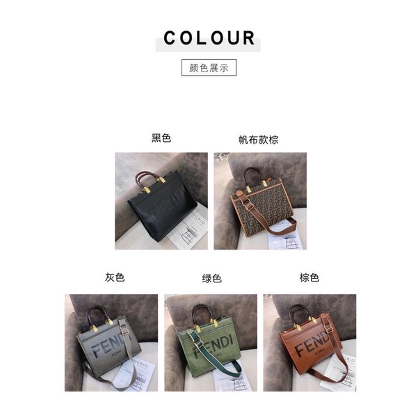 Túi xách khổ lớn Fen.Di 27x33x10