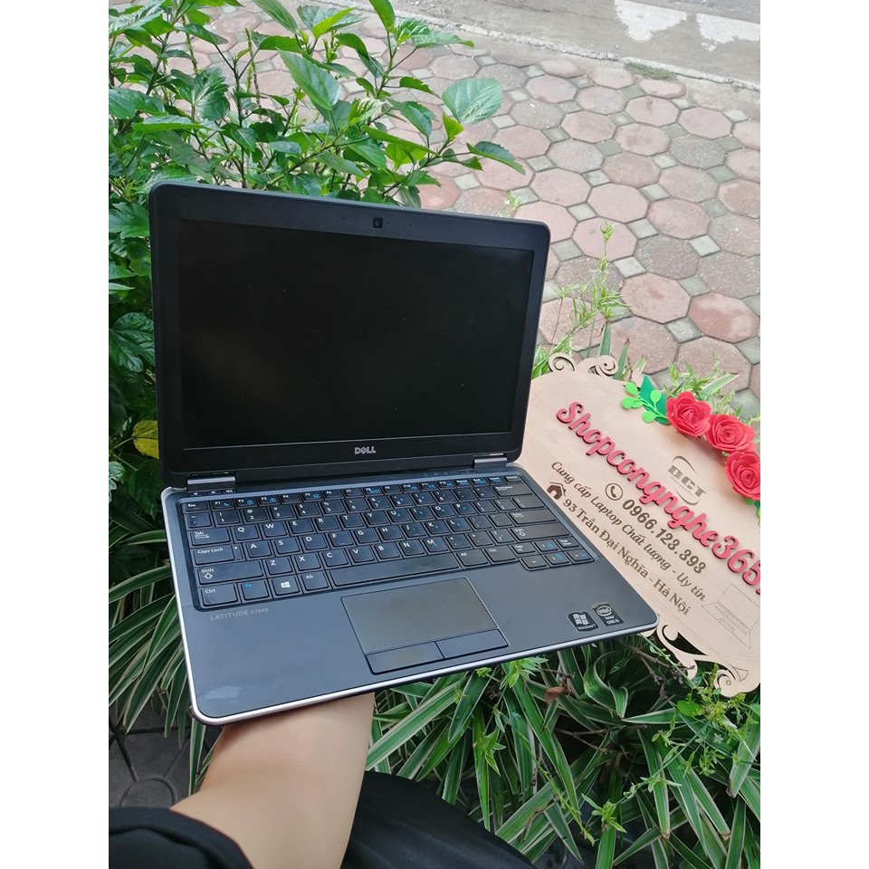 Laptop mini DELL 7240 i5 4300 Ram 4gb SSD 128gb mini 12,5inh máy đẹp