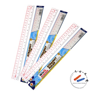 [HOẠ CỤ NHA TRANG]Thước Thẳng/Thước Kẻ Dẻo WinQ 20cm, 30cm