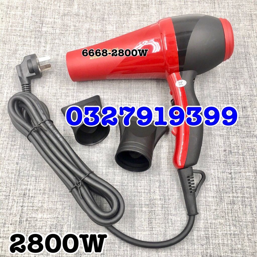 ✅freeship✅ Máy sấy tóc cao cấp 6668 2800W