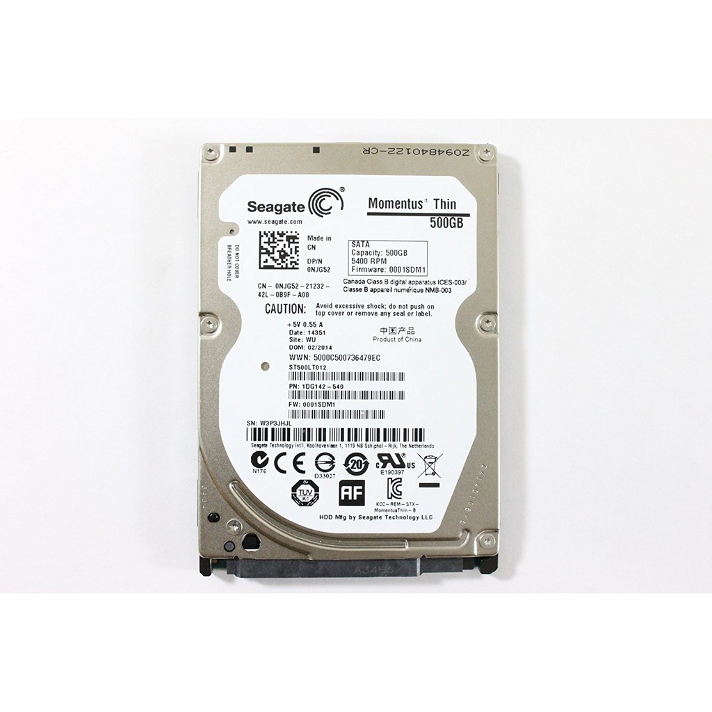 Ổ cứng 2.5 inch SATA Seagate Momentus Thin 500GB-Bảo hành 3 T