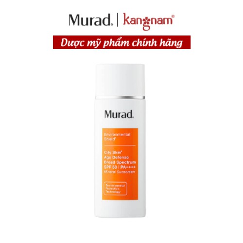 Kem Chống Nắng Khoáng Chất Murad City Skin Age Defense Broad Spectrum SPF 50 PA++++ 50ml