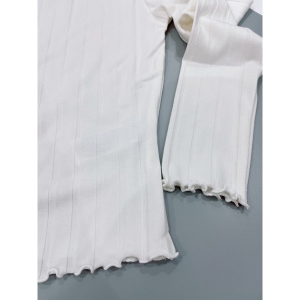 Áo cổ cao thun gân xuất dư xịn