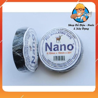Băng keo điện. Băng keo đen thương hiệu NANO [TBGD]