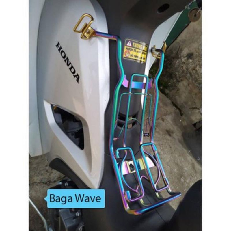baga,lượn,giá để hàng xe wave 110,wave 2017-2021,rsx titan