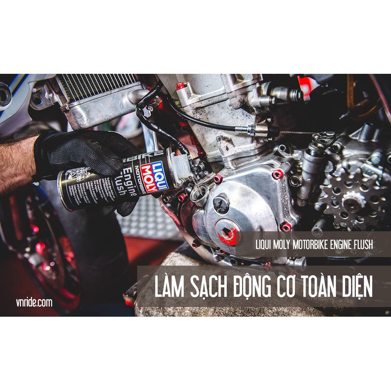 Chai súc động cơ Liqui Moly Engine Flush 80ML đổ vào nhớt