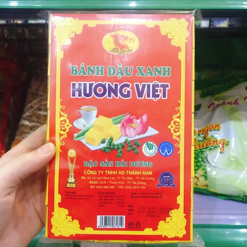 Bánh Đậu Xanh Hương Việt/ Rồng Vàng Thành Nam