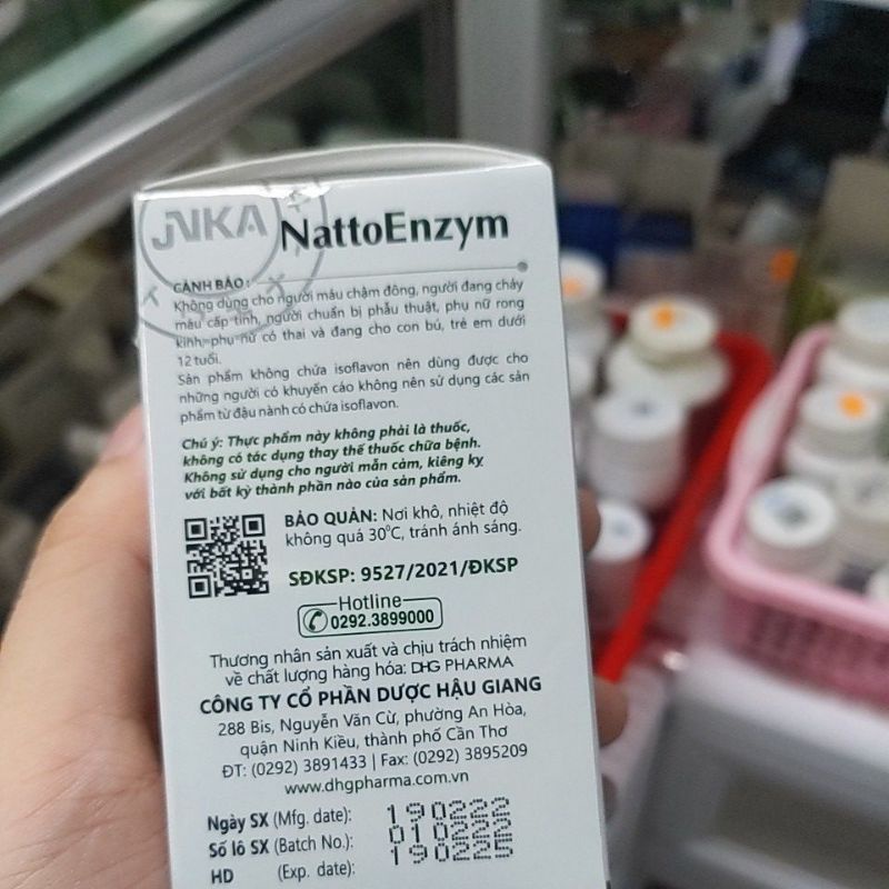 Nattoenzyme - Chai 90v - Phòng ngừa đột quỵ