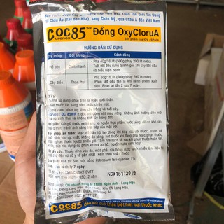 Thuốc trừ bệnh coc 85wp 100g