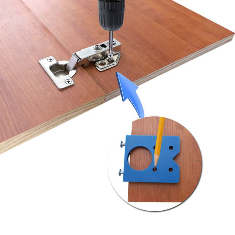 Cữ khoan bản lề bật - Dụng cụ định vị khoan khoét lỗ gỗ lắp bản lề giảm chấn 35mm