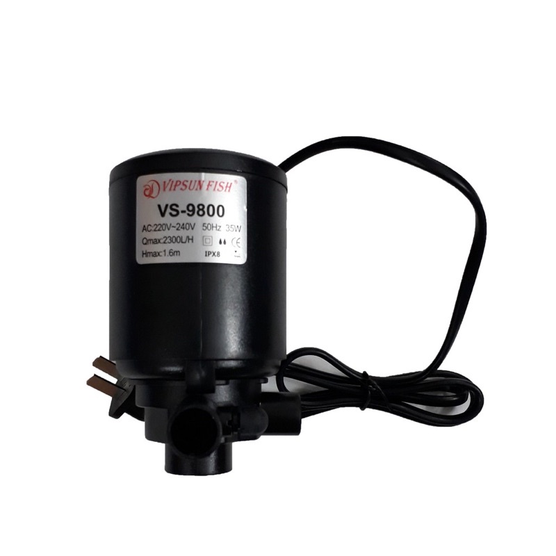 VIPSUN VS-9800 - Máy Bơm Lọc Nước Cho Hồ Cá Cảnh Kèm Hộp Lọc