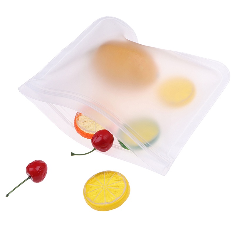 Túi Silicone Đựng Thực Phẩm Có Khóa Kéo Tiện Lợi