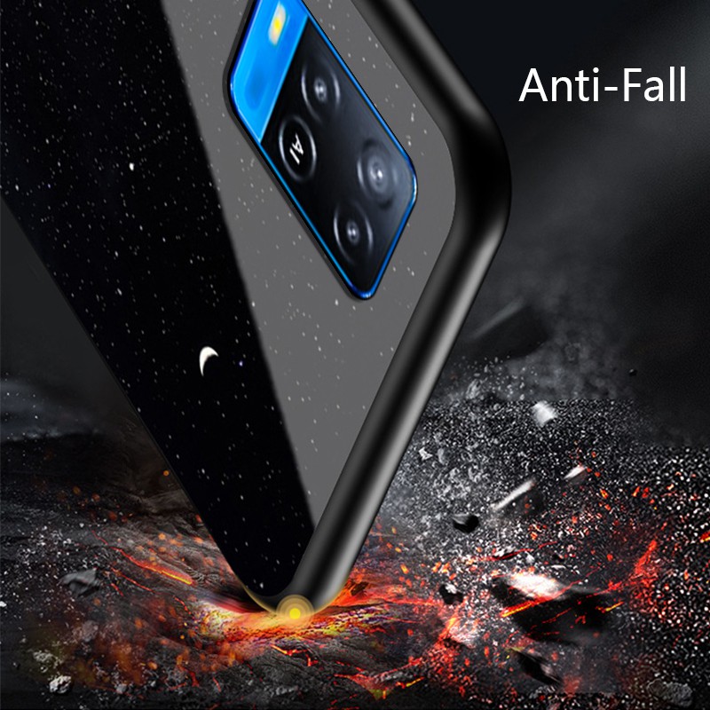 ốp điện thoại Kính Cường Lực Chống Sốc Họa Tiết Bầu Trời Sao Cho Oppo A54 | BigBuy360 - bigbuy360.vn