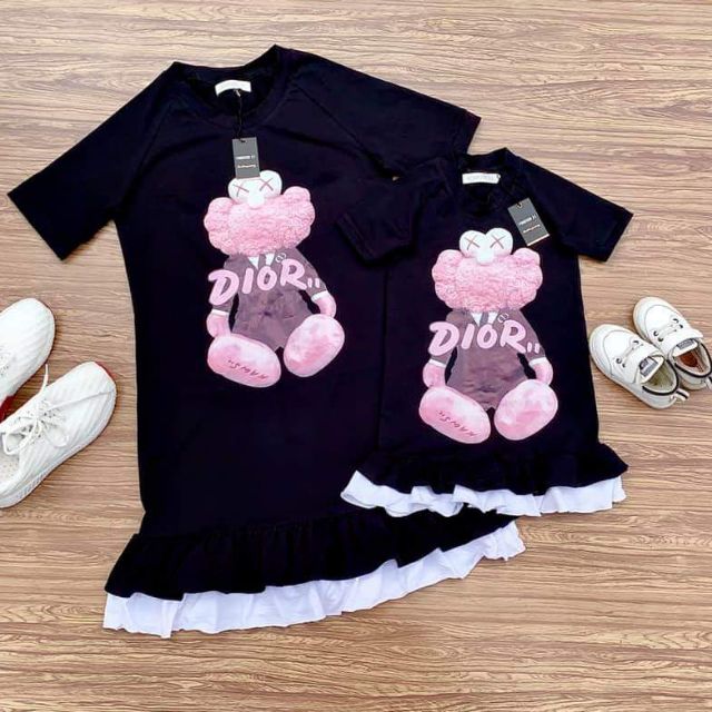 Set đen mẹ và bé