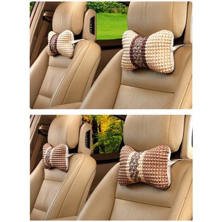 Bộ 2 Gối đầu ghế xe dệt lanh cao cấp giúp bạn hết mệt mỏi trong những chuyến đi xa