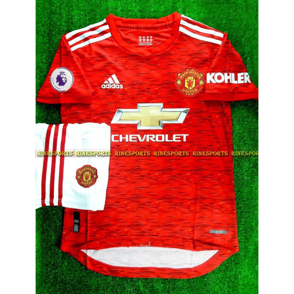 (Hàng Thailand Super) Bộ Áo bóng đá MU đỏ Shard - Manchester United Classic chuẩn thi đấu