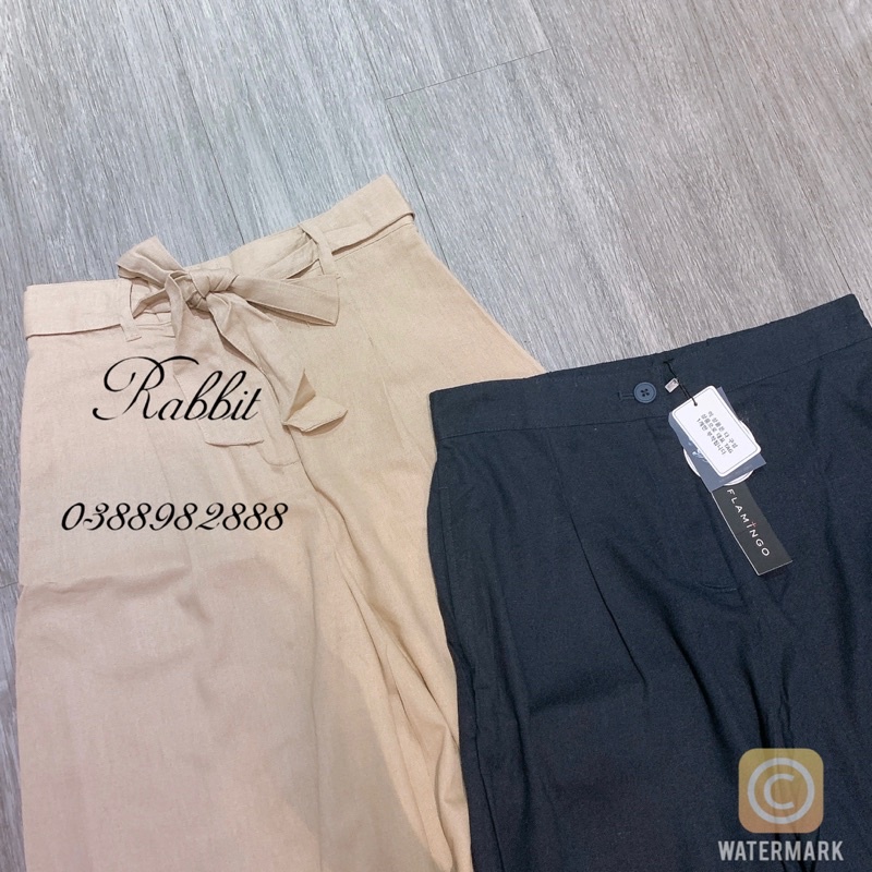 Quần linen ống rộng- HÀNG SALE KO ĐỔI TRẢ