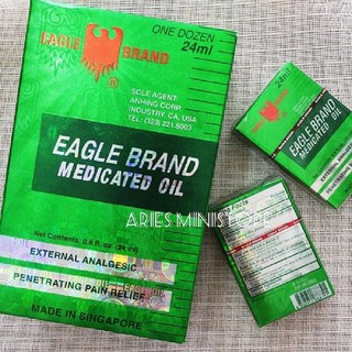 Dầu gió xanh Mỹ Eagle Brand Medicated Oil 24ml