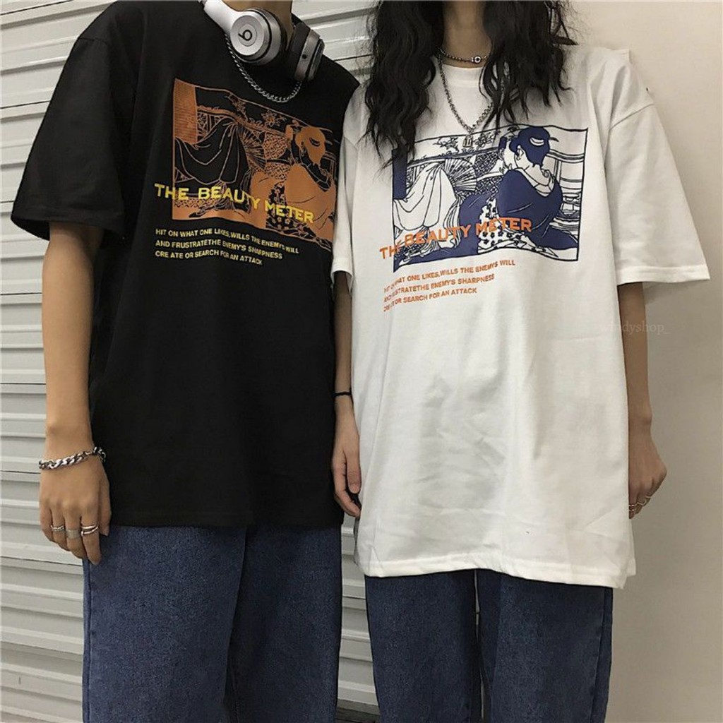 Áo Thun Tay Lỡ 100% Cotton Form Rộng Unisex Ulzzang