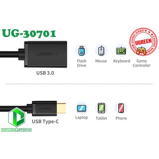 Cáp OTG USB Type C To USB 3.0 Ugreen 30701
