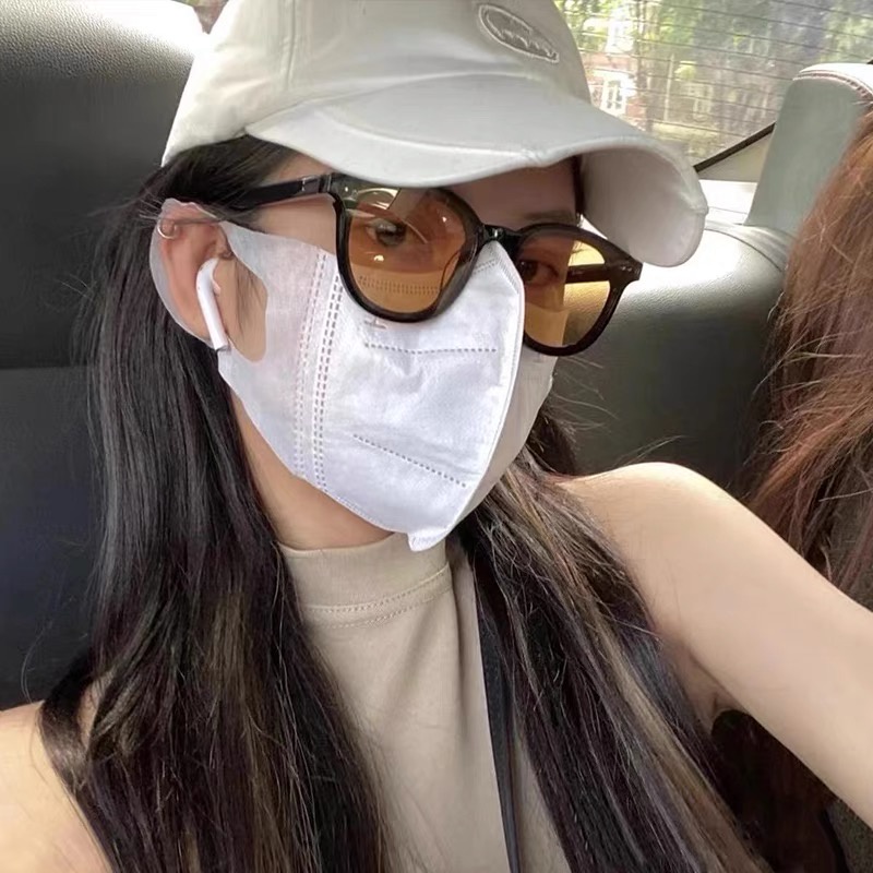 Kính Mát Gọng Tròn Nhỏ Màu Nâu/Đen Thời Trang Mùa Hè Cho Nữ