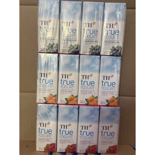 Lốc 4 hộp 180ml*4 hộp sữa chua uống TH true yogurt 180ml vị dâu/ cam/ việt quất