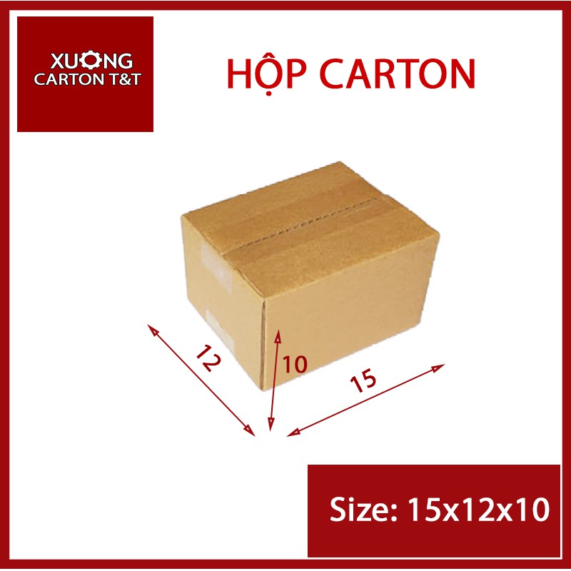 15x12x10 Hộp carton đóng gói