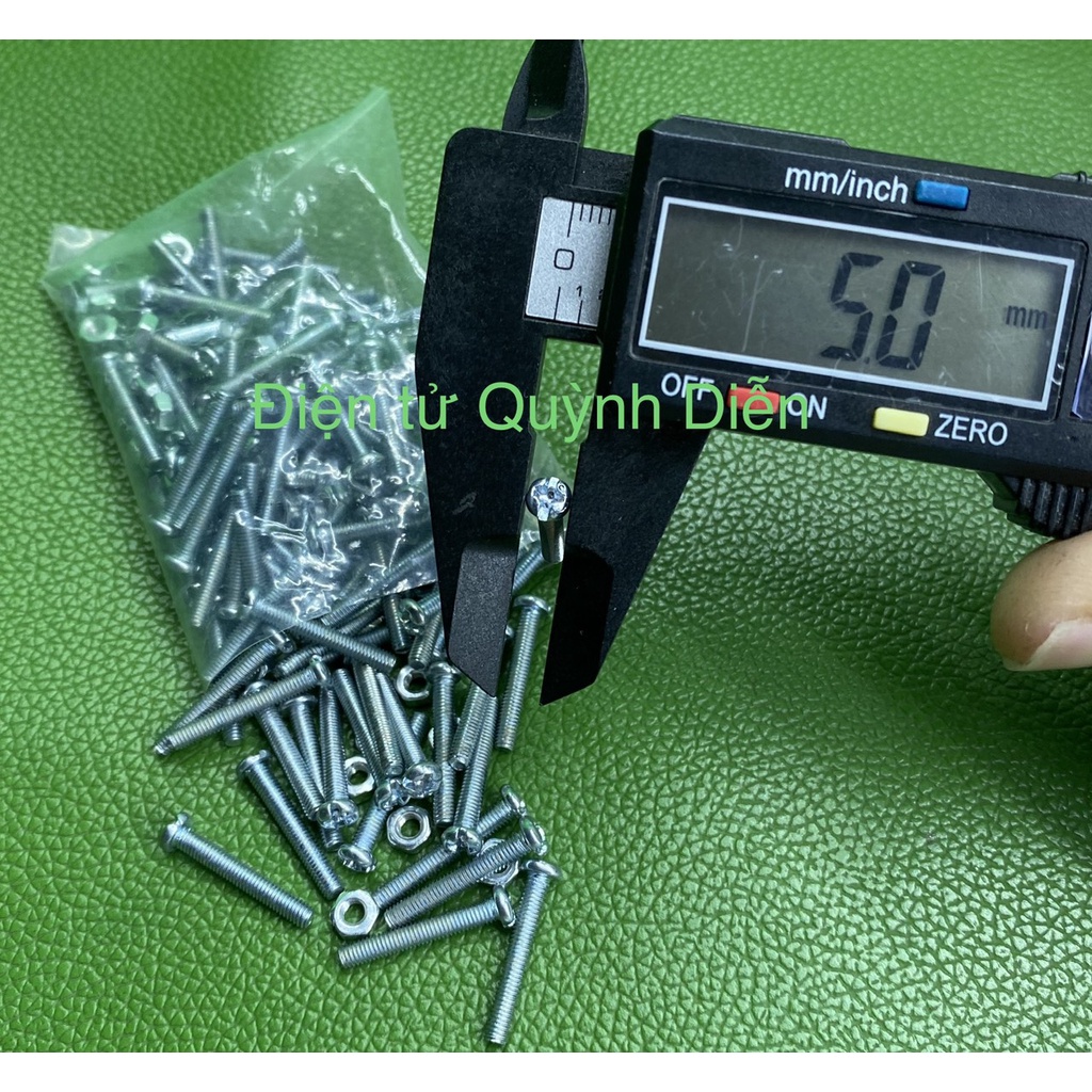 Ốc vít tán M3 3ly dài 2cm  khoảng 90 - 100 con - linh kiện điện tử QUỲNH DIỄN