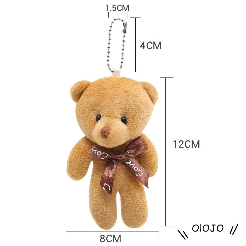 Mới Móc Khóa Hình Gấu Nhồi Bông Đáng Yêu