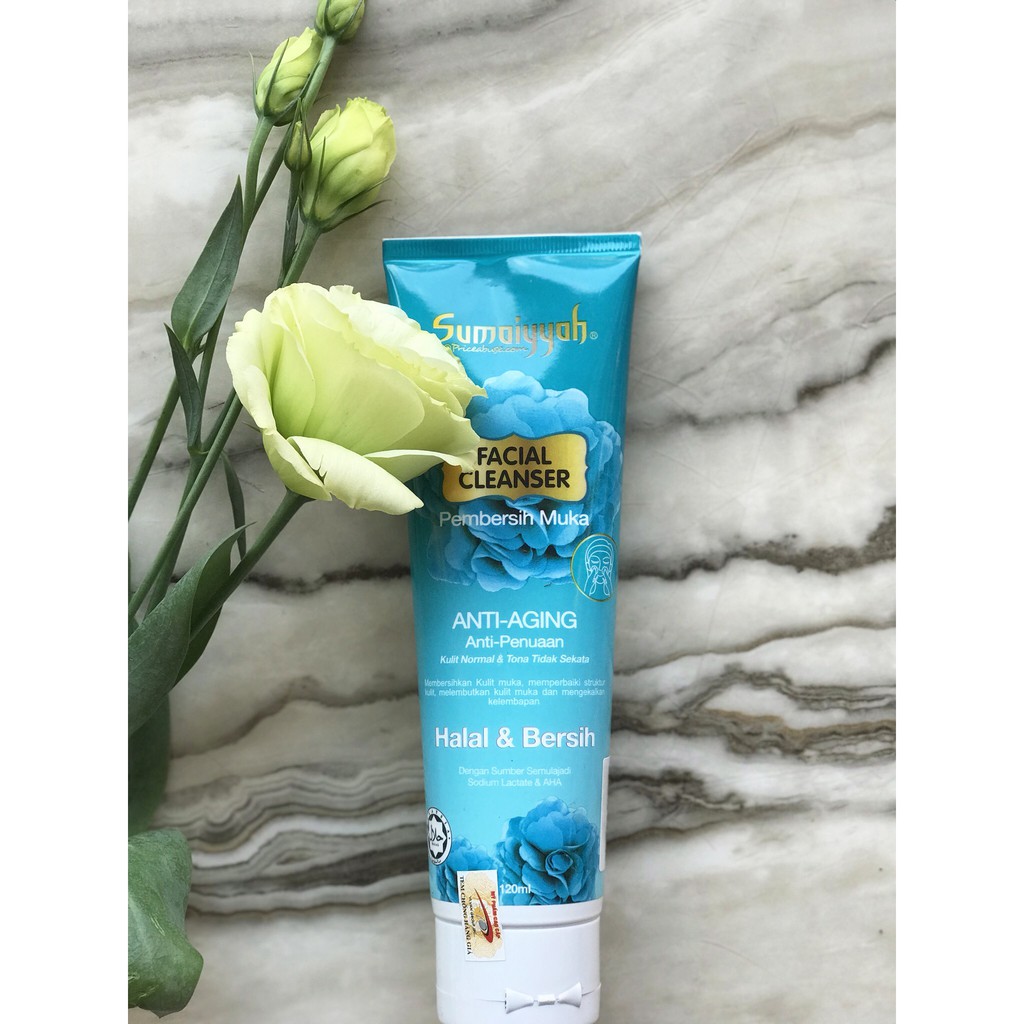 Sữa Rửa Mặt Trắng Da, Chống Lão Hoá SUMAIYYAH 120ML I Tạo bọt, Sạch Sâu - ( Vivan _ Cosmetics )