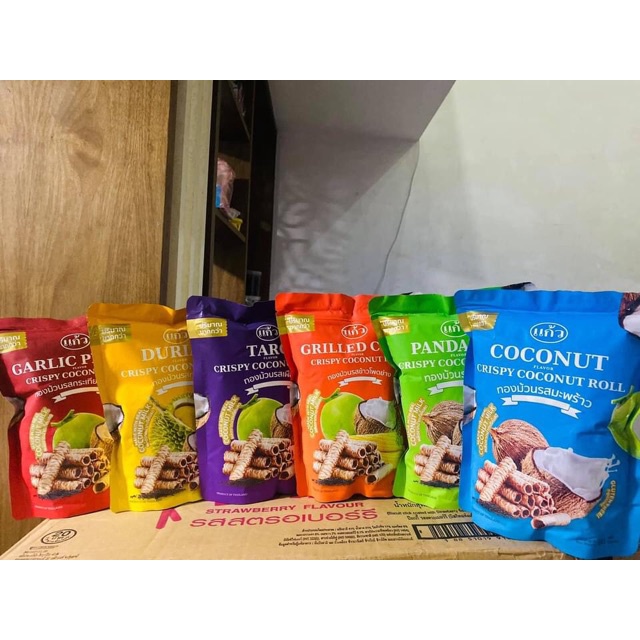 Bánh quế cuộn dừa Thái Lan