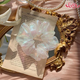 Dây Cột Tóc Vải Lưới Bóng Phong Cách Hàn Quốc Dễ Thương Dành Cho Nữ