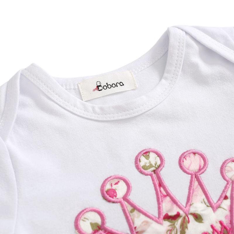 Set Áo Liền Quần + Quần Dài + Băng Đô Đáng Yêu Cho Bé Gái