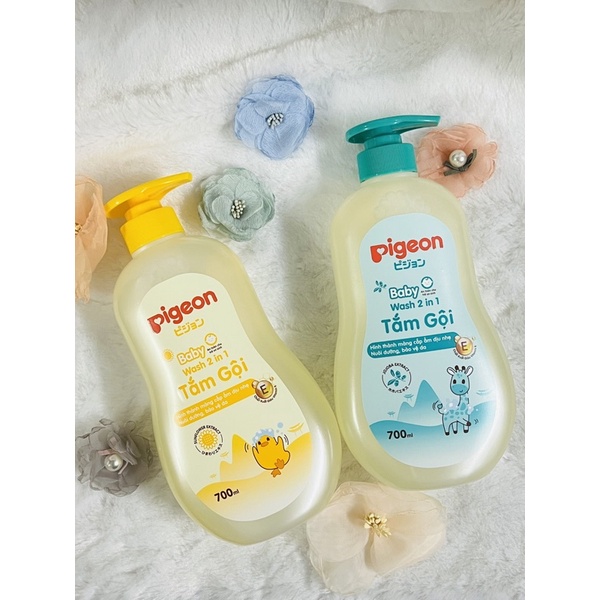 SỮA TẮM GỘI PIGEON 2in1 700ml