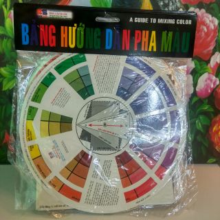 Bảng hướng dẫn pha màu