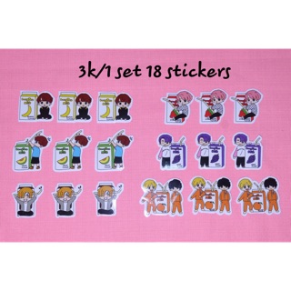 (Có sẵn) Set stickers chibi BTS milk