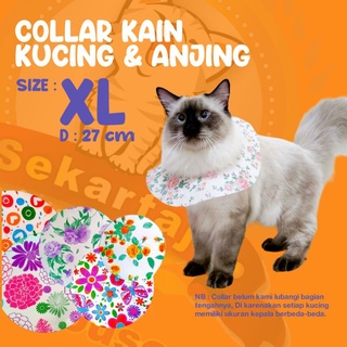 Image of Colar kain kucing size XL | collar pelindung leher hewan