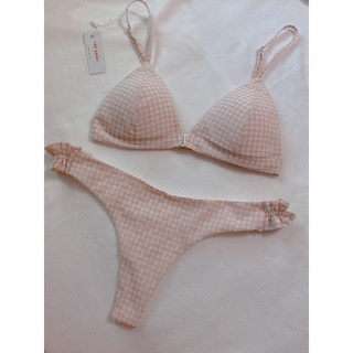 👙 Bralette Thiết Kế sexy 👙 Bộ Đồ Lót Mad Colours Be Sữa Sexy Có Mút Mỏng Hàng Thiết Kế Cao Cấp- Handmade by The Heidi