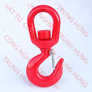MÓC CẨU XOAY - 1, 2, 3, 5 TẤN  Móc Cẩu Chốt An Toàn – Chịu Lực Cao, Chất Liệu Siêu Bền