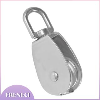 Ròng Rọc Đơn M15-M32 Bằng Thép Không Gỉ Có Móc Xoay Dây Cáp