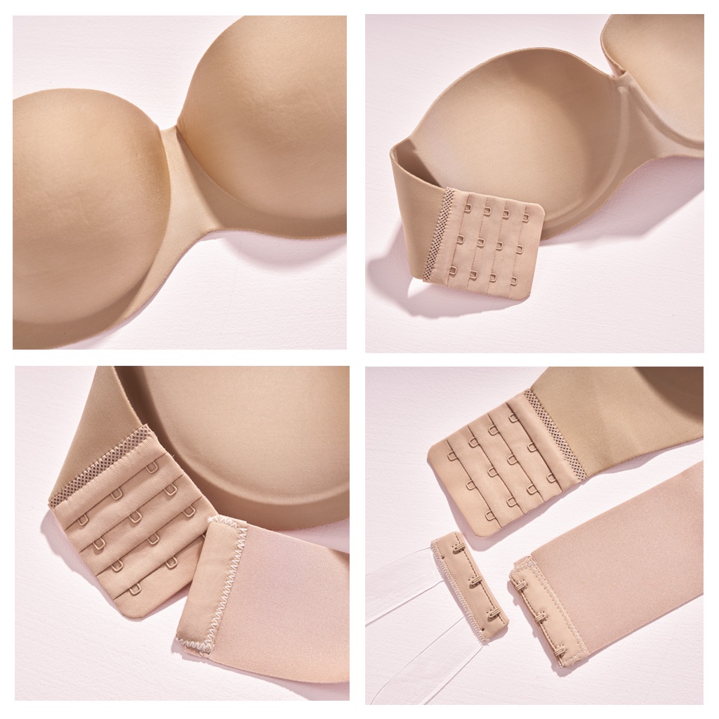 Áo lót cúp ngực nữ trơn MiYours Fashion &amp; More AC218 su đúc có gọng nâng ngực không dây chống tụt hở vai hở lưng