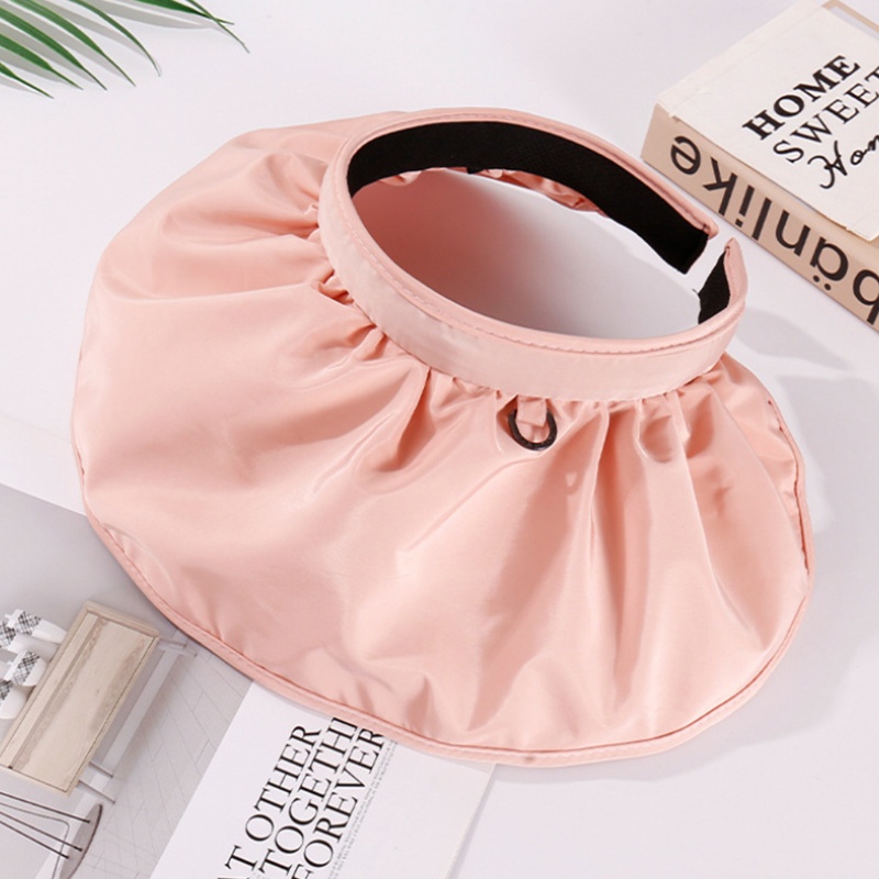 Mũ Lưỡi Trai Chống Nắng / Tia UV Hở Chóp Có Thể Gấp Gọn Dùng Khi Chơi Thể Thao / Đi Biển