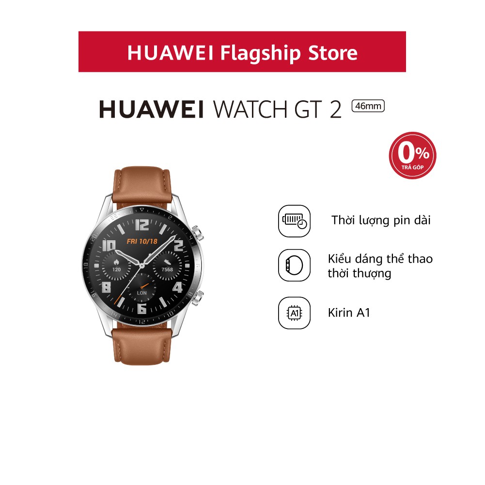 Đồng hồ thông minh Huawei Watch GT2 | Kirin A1 | Pin liên tục 2 tuần | BigBuy360 - bigbuy360.vn