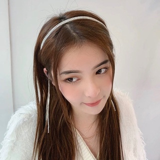 Bờm Tóc Carla Đá Đính Chuỗi Hạt Long Lanh Tiểu Thư