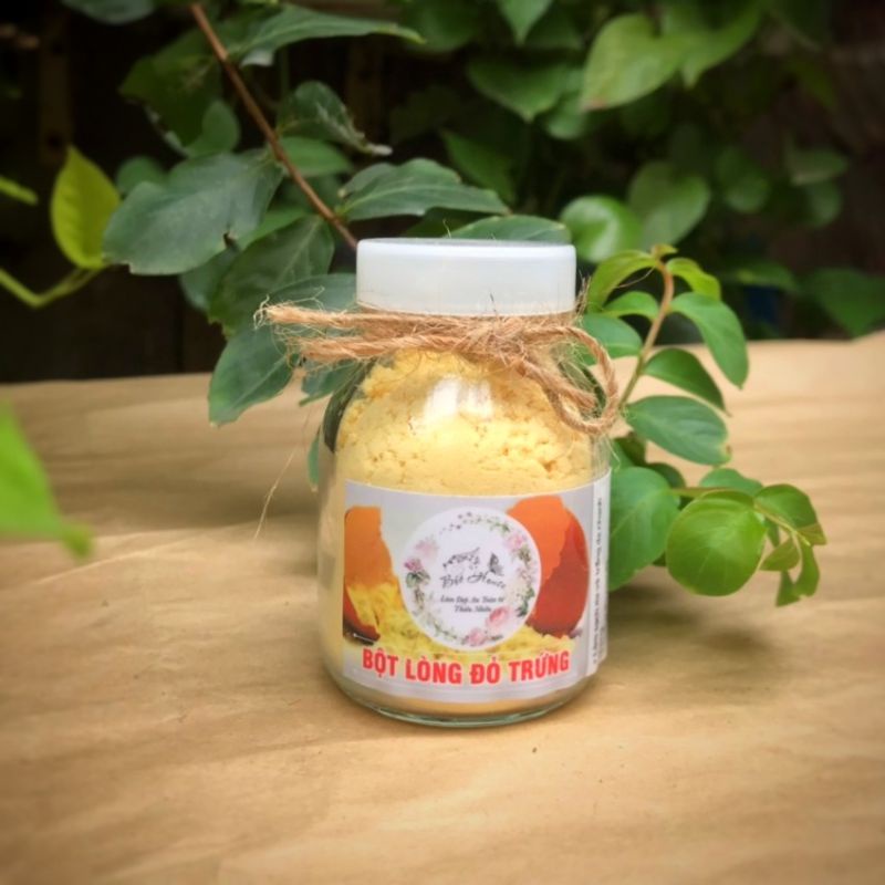 BỘT LÒNG ĐỎ TRỨNG GÀ HANDMADE DƯỠNG DA NHÀ BỘT