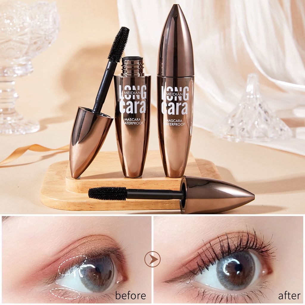 Mascara 4D Màu Đen Kháng Nước Lâu Trôi Chuốt Dài Mi